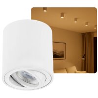 GU10 LED Aufbaustrahler schwenkbar dimmbar 7W...