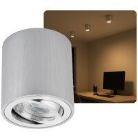 LED Aufbaustrahler 7W warmweiß dimmbar schwenkbar...