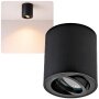 LED Aufbauspot GU10 Schwenkbar Schwarz | 5W Warmweiß 230V