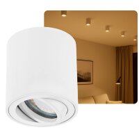 LED Aufbaustrahler weiß Aufbauspot GU10 5W...