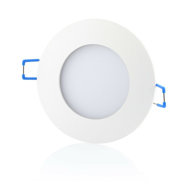 Einbaustrahler Bad LED rund weiß IP44 12 Watt warmweiß