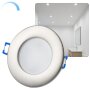 Bad IP44 Einbaustrahler 6,5W Dimmbar | Kaltweiß Flach Chrom