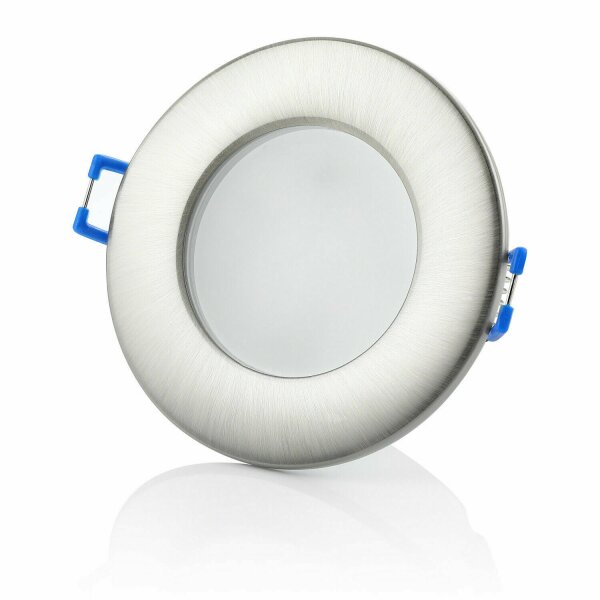 LED Einbaustrahler Bad IP44 Kaltweiß | 6,5W Flach Chrom 230V