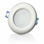 LED Einbaustrahler Bad IP44 Kaltweiß | 6,5W Flach Chrom 230V