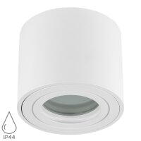 LED Aufbaustrahler IP44 Bad Weiß Matt | 230V...