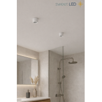 LED Aufbaustrahler IP44 Bad Weiß Matt | 230V...