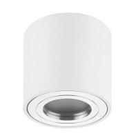 LED IP44 Aufbaustrahler - Badezimmer Deckenspots flach 65...