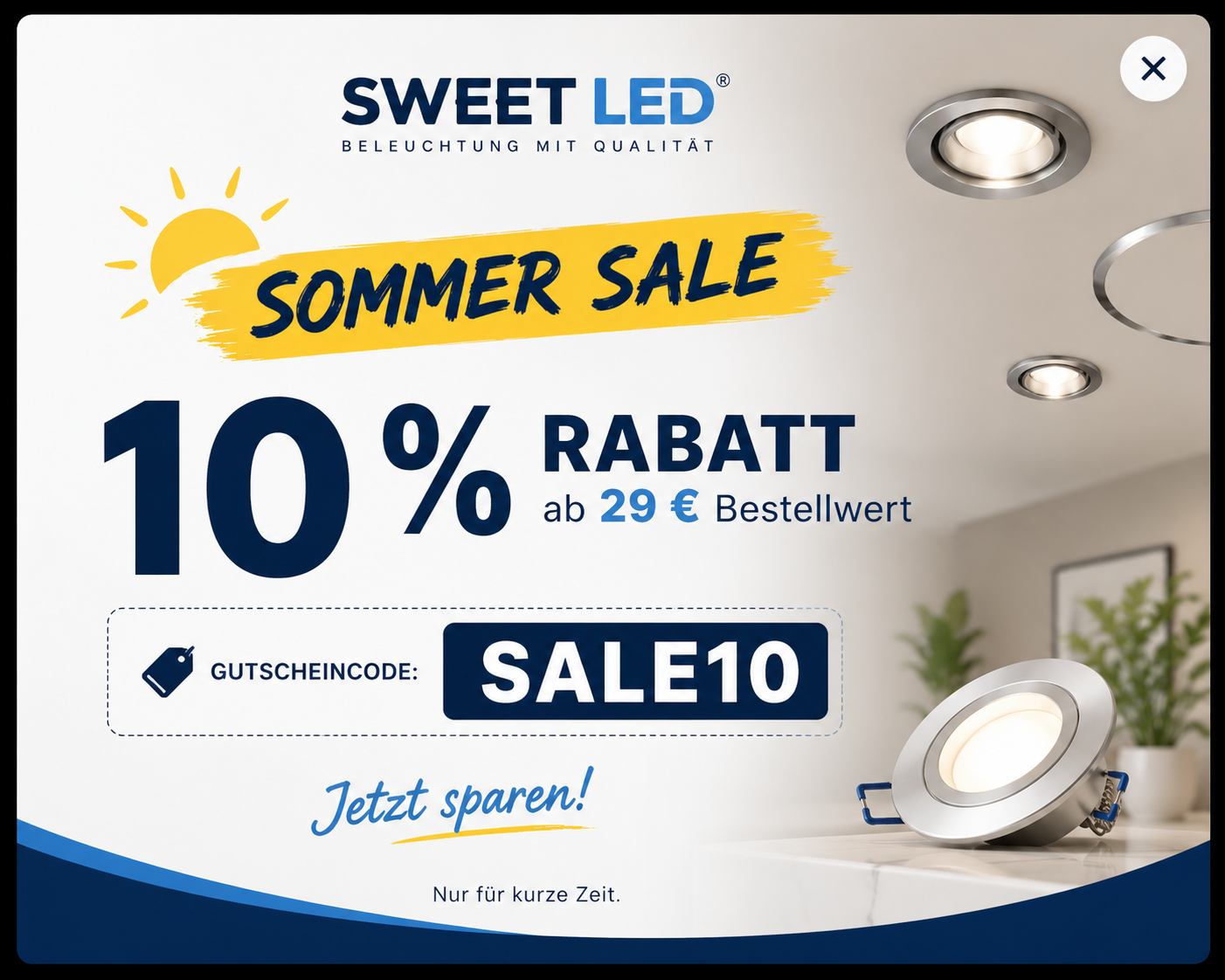 10 % Rabatt ab 29 € Bestellwert